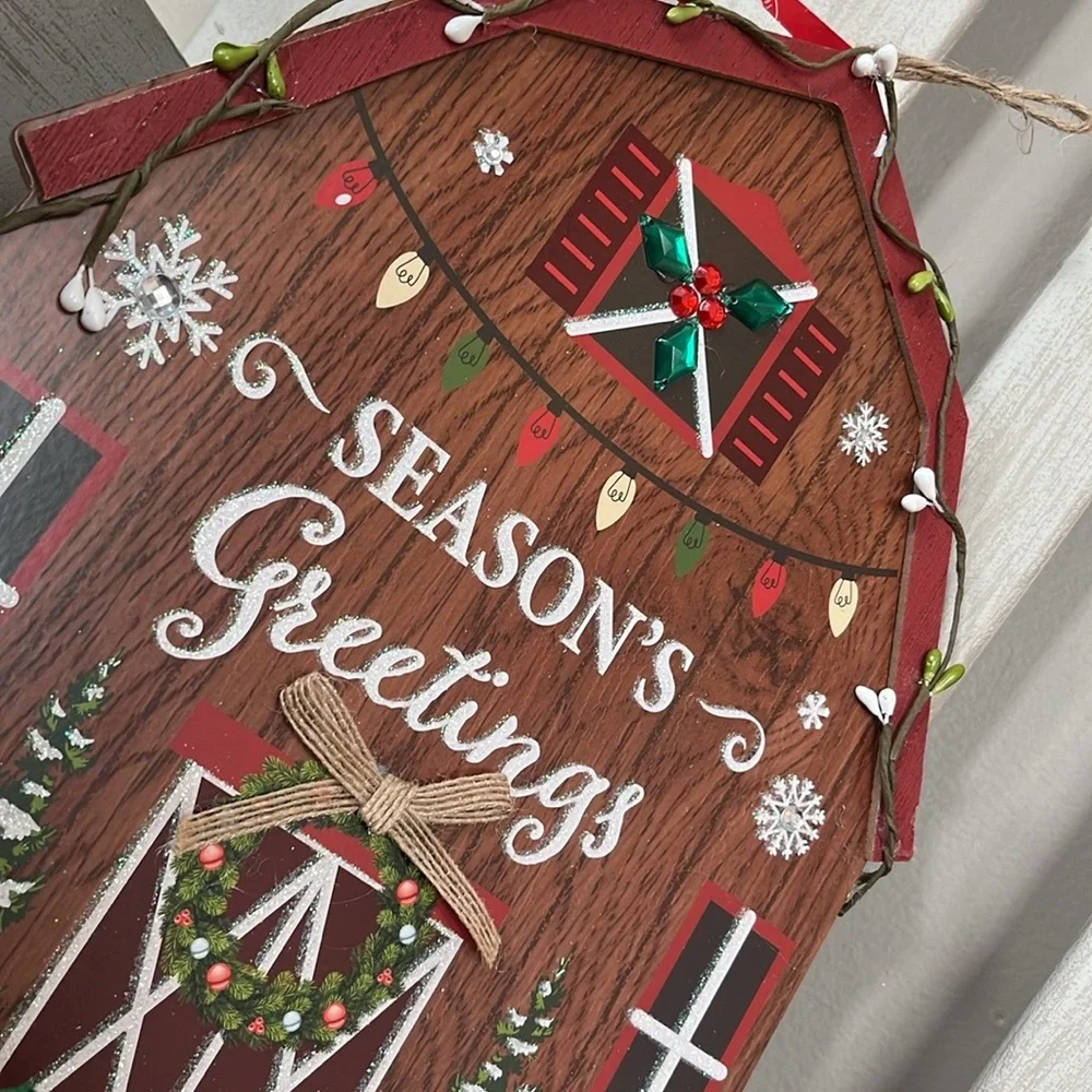 Clearance Christmas Holiday Door-Wall Hanging 🎄🆕🎄⭐️2 For $14 item⭐️